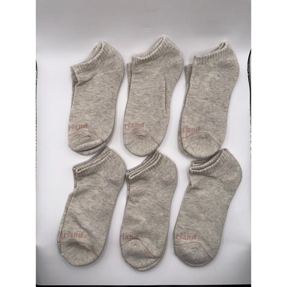 Timberland Accessories - Timberland No Show Socks 6 Pairs - Full Cushion, Light Gray Medium
